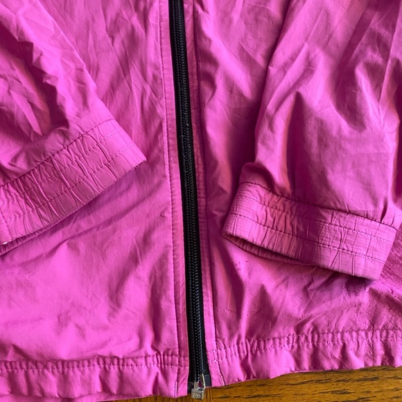 Adidas Women's Pink Windbreaker Jacket - Picture 8 of 9